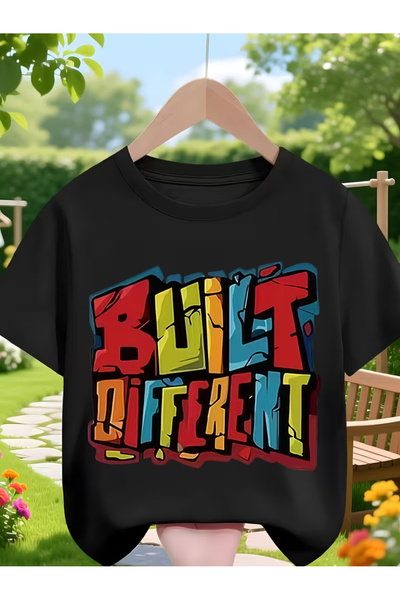 Cevval Short Sleeve Printed Children's T-Shirt