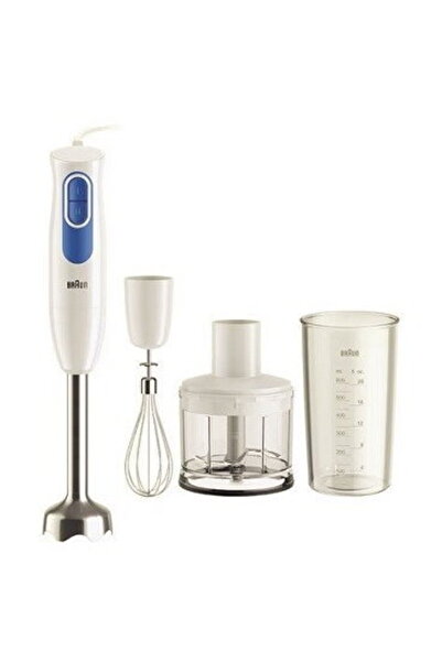 Braun MQ20236MWH, 600 W, 2 speeds, White/Blue