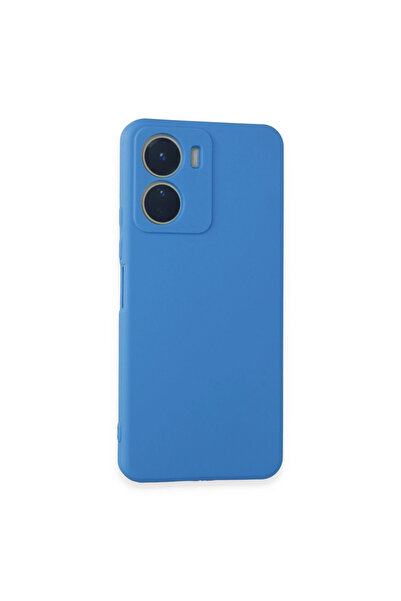eco port Vivo Y16 Compatible Case First Silicone - Blue