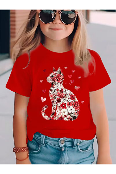 Cevval Short Sleeve Printed Children's T-Shirt