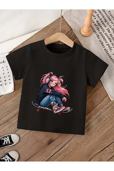 Cevval Short Sleeve Printed Children's T-Shirt