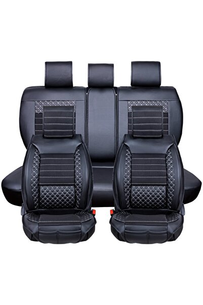 MKEXPRESS غطاء مقعد سيارة أوبل كورسا بي متوافق مع السيارة، مصنوع من الجلد الن...