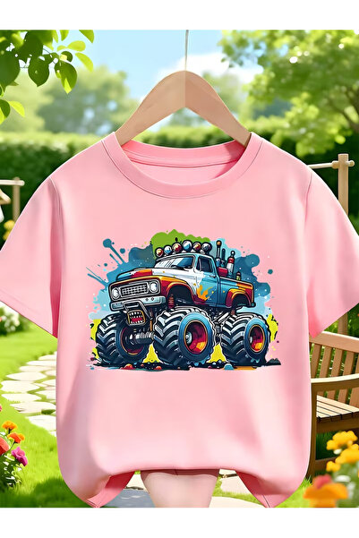 Cevval Short Sleeve Printed Children's T-Shirt