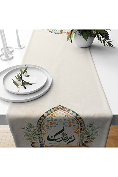 Filamente Ramadan Runner / Ramadan Pattern / Stain Resistant - Washable Micro...