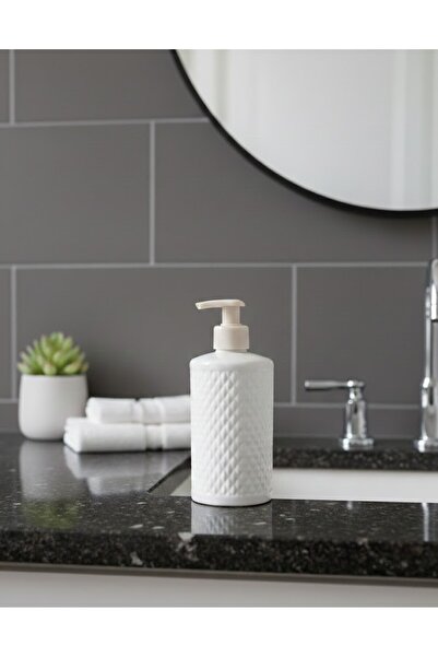 VESTA Concept Embossed Pattern Liquid Soap Dispenser - Decorative Soap Bottle...