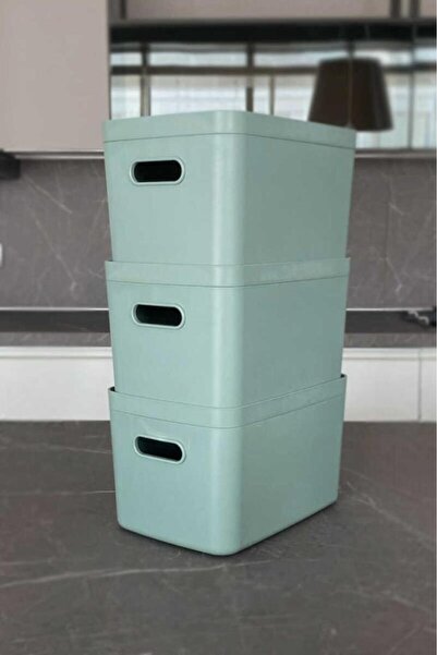 Prima Nova LINEA BOX ОРГАНІЗАТОР 3 ШТУКИ ЗЕЛЕНИЙ