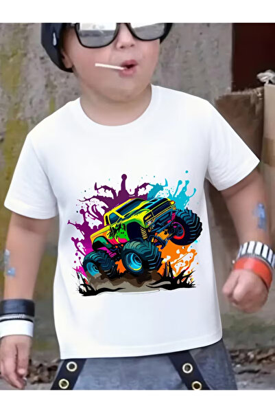 Cevval Short Sleeve Printed Children's T-Shirt