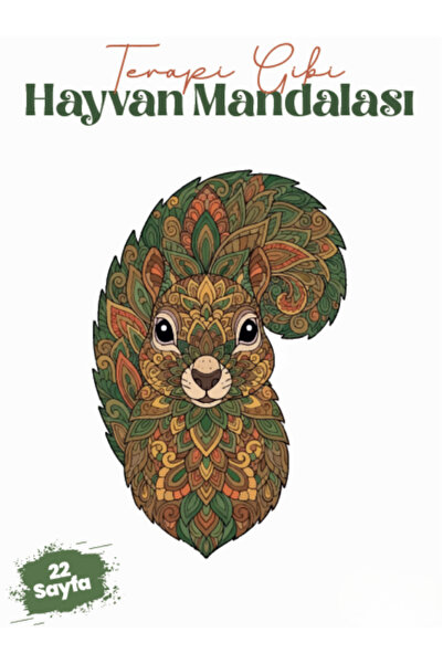 Eylül Medya Mandala Çiçekler ve Hayvanlar Boyamana Seti