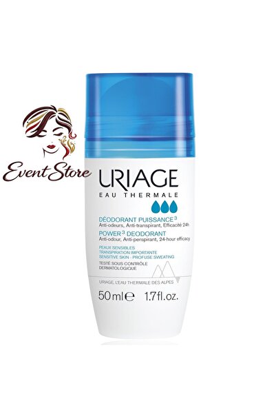 Uriage Ea Thermale مزيل عرق يورياج باور 3 رول أون 50 مل