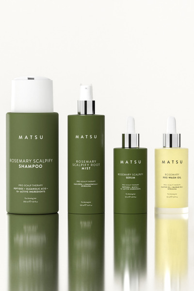 MATSU Rosemary Scalpify Set - Şampuan, Biberiye (Rosemary) Mist, Serum & Ön B...