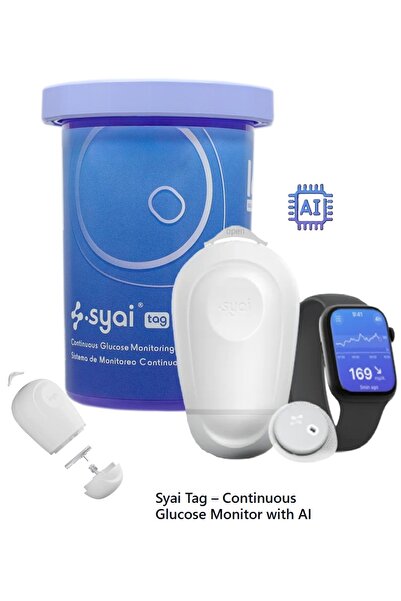 Syai Tag حساس ساي تاج مستشعر نظام مراقبة مستمر لمستوى الجلوكوز بتقنية الذكاء ...
