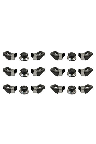 Ürkmez Ticaret Set de mânere laterale pentru oale și mâner pentru capac, crom...