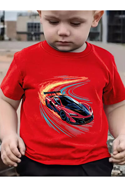 Cevval Short Sleeve Printed Children's T-Shirt