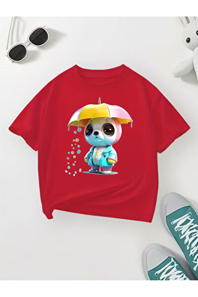 Cevval Short Sleeve Printed Children's T-Shirt