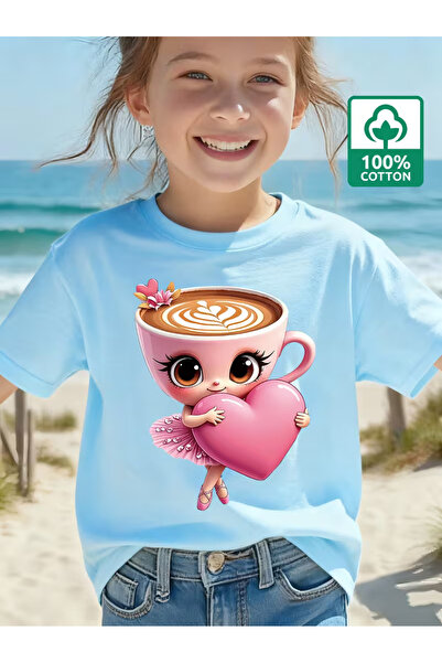 Cevval Short Sleeve Printed Children's T-Shirt