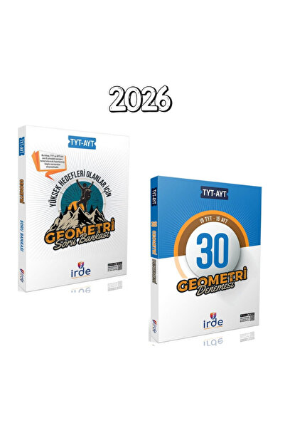 Krallar Karması 2026 İrde Yayınları TYT AYT Geometri Soru Bankası ve Branş De...