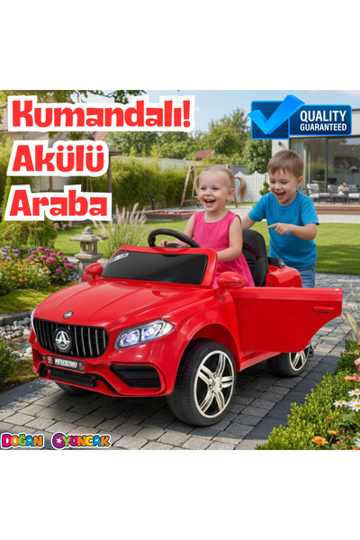 Doğan Oyuncak Dünyası Maestro GT Kırmızı Uzaktan Kumandalı 4X2 12 Volt Akülü ...