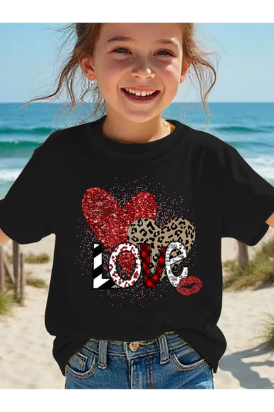 Cevval Short Sleeve Printed Children's T-Shirt