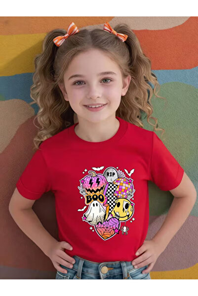 Cevval Short Sleeve Printed Children's T-Shirt