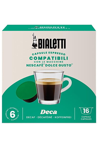 Bialetti Decaf Capsules for Dolce Gusto 16 pcs