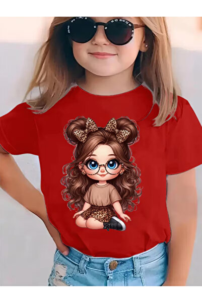 Cevval Short Sleeve Printed Children's T-Shirt