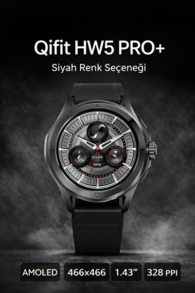Qifit AMOLED Ekran Akıllı Saat | ChatGPT Destekli | Yerel Müzik | Uzun Pil Öm...