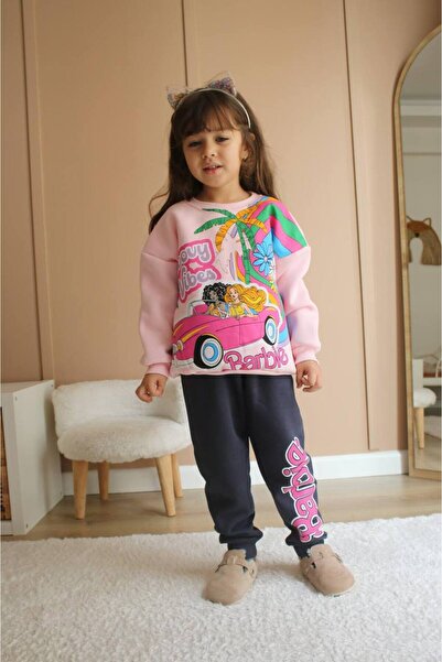 Jannock Set de iarnă pentru fete, cu 3 fire, imprimate, cu detalii brodate, p...