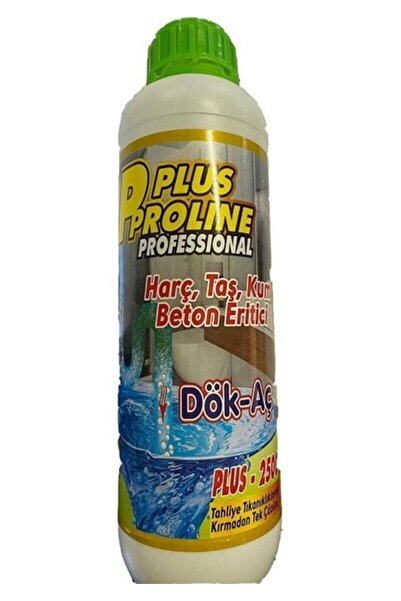 PLUS PROLİNE gider açıcı harç taş kum beton eritici sıvı 1 lt