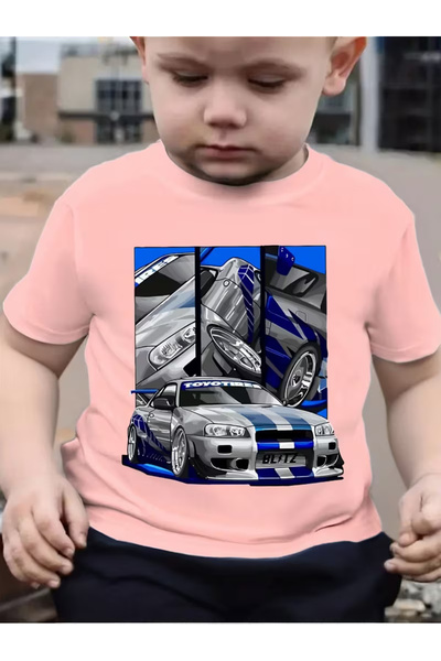 YUNAYT DEČJA MAJICA SA KRATKIM RUKAVIMA I ŠTAMPOM