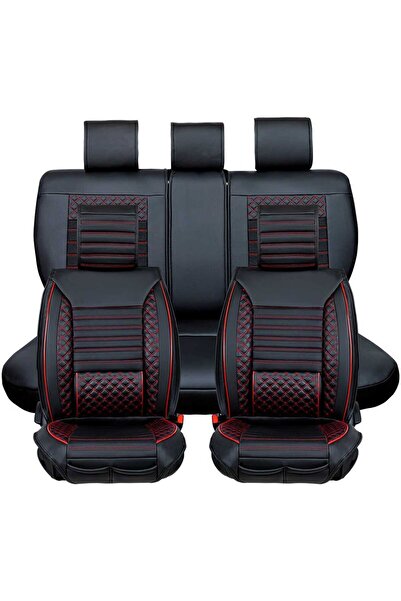 MKEXPRESS غطاء مقعد سيارة أوبل كورسا بي متوافق مع السيارة، مصنوع من الجلد نصف...