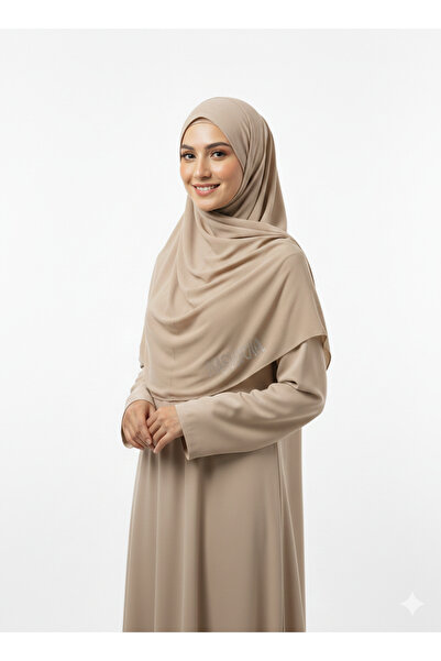KASHKHA plain beige jersy hijab