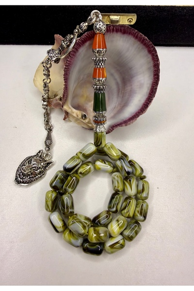 İskenderun Tesbihcilik Handmade Nakkaş İmame Sıkma Katalin Prayer Beads