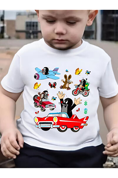Cevval Short Sleeve Printed Children's T-Shirt
