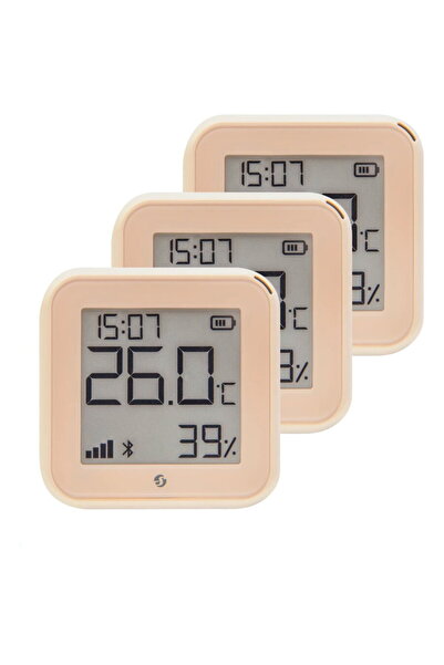 Shelly Termostat inteligent Plus H&T Gen 3, detector (mocha, pachet de 3)