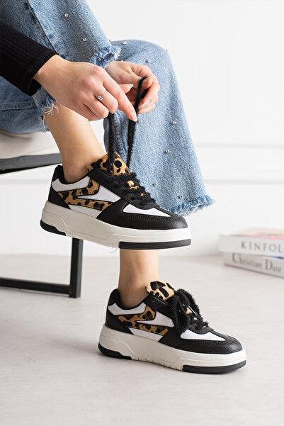 pasyone Pantofi albi de damă cu șireturi, pantofi eleganți cu detalii