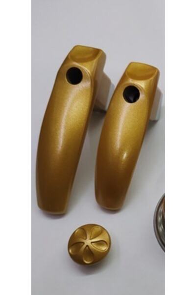 Ürkmez Ticaret Mâner pentru ceainic de culoare aurie (galbenă).