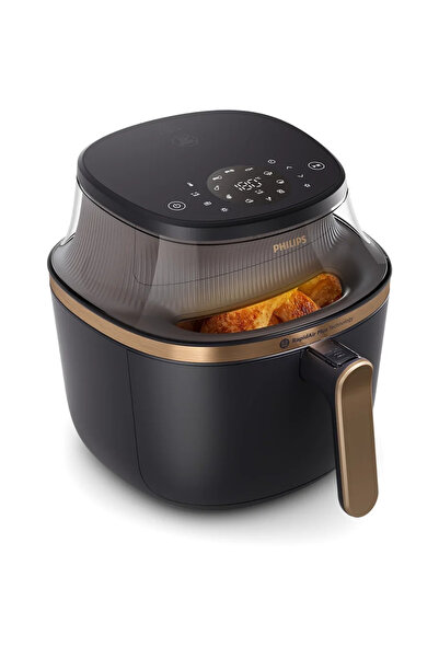 Philips Friteuză cu aer NA332/00, 1700 W, 6,2 l, 12 programe, Negru