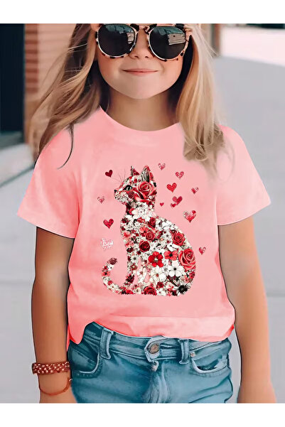 Cevval Short Sleeve Printed Children's T-Shirt