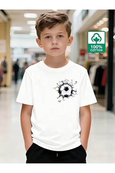 Cevval Short Sleeve Printed Children's T-Shirt