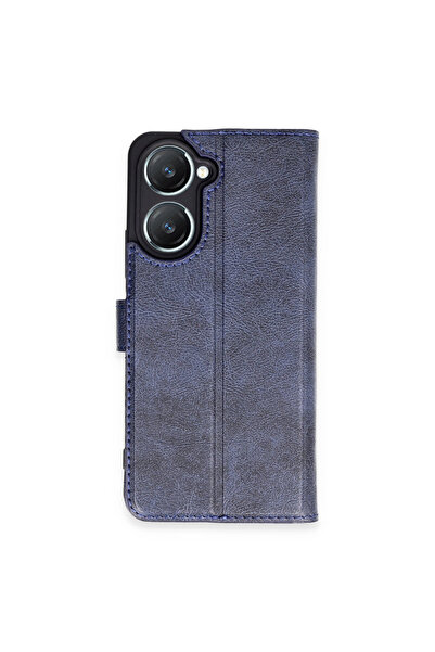 eco port Vivo Y18 Compatible Case Trend S Plus Cover Case - Navy Blue