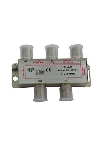 e-SWC Professional e-SWC® TV splitter for coaxial cable, 4 outputs, 5-2450 Mh...