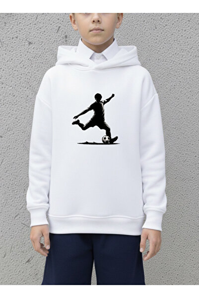 LORVEX 100% памучна суитшърт за момчета с голям размер – с принт SHUTT