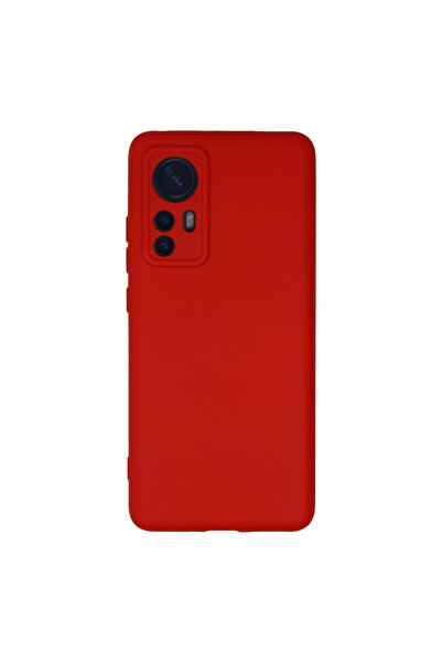 eco port Mi 12 Compatible Case Nano Velvet Silicone - Red