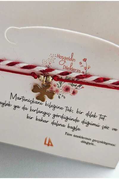 MITH SB TAKI Handmade Marteni̇çka (Wish-Chance) Clover Bracelet