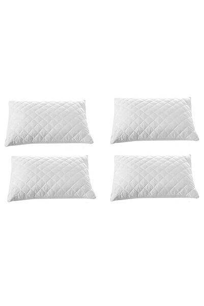 Mira Home 4-Piece Quilted Pillow Protector 100% Cotton 50X70 cm