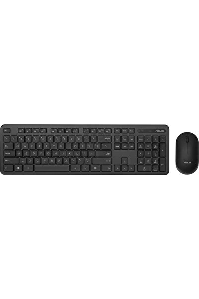 ASUS Kit wireless Tastatura CW100 USB Wireless Negru + Mouse Optic USB Wirele...