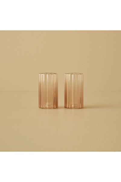 Empressco Şık Amber Tuzluk ve Biberlik Takımı, 5x8 cm, Pratik ve Zarif Tasarım