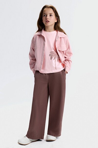 HAUSEkids 8-14 Years Old Palmiye Parfaıt Girl's 3-Piece Set-Powder