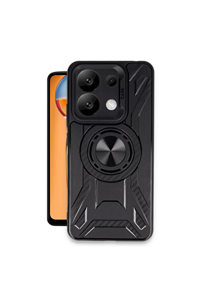 eco port حافظة سيليكون لينكولن لـ Redmi Note 13 4G - أسود