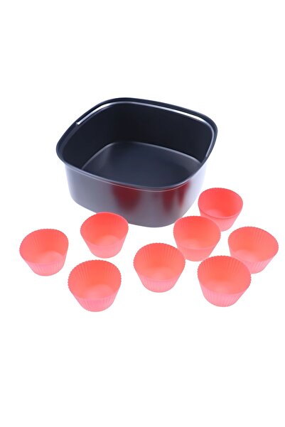 e-SWC Baking tray and 7 e-SWC® muffin tins for Philips AirFryer XXL, equivale...